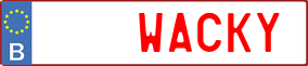 Truck License Plate